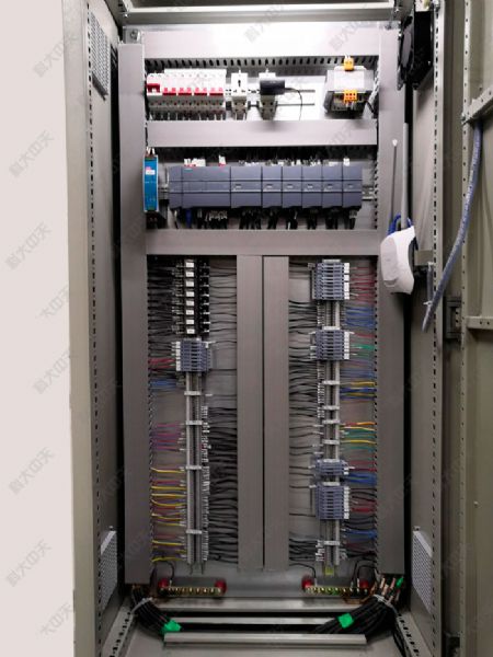 电气控制柜一般要求提供直流源（交流一般要求可以配合电磁阀等），正、负均匀线缆的数量